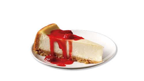 Cheesecake with Strawberry Topping