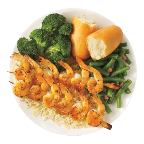 Captain D's Your Seafood Restaurant Grilled White Fish & Shrimp Skewer