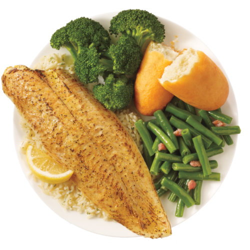 Captain D's Your Seafood Restaurant Grilled White Fish & Shrimp Skewer