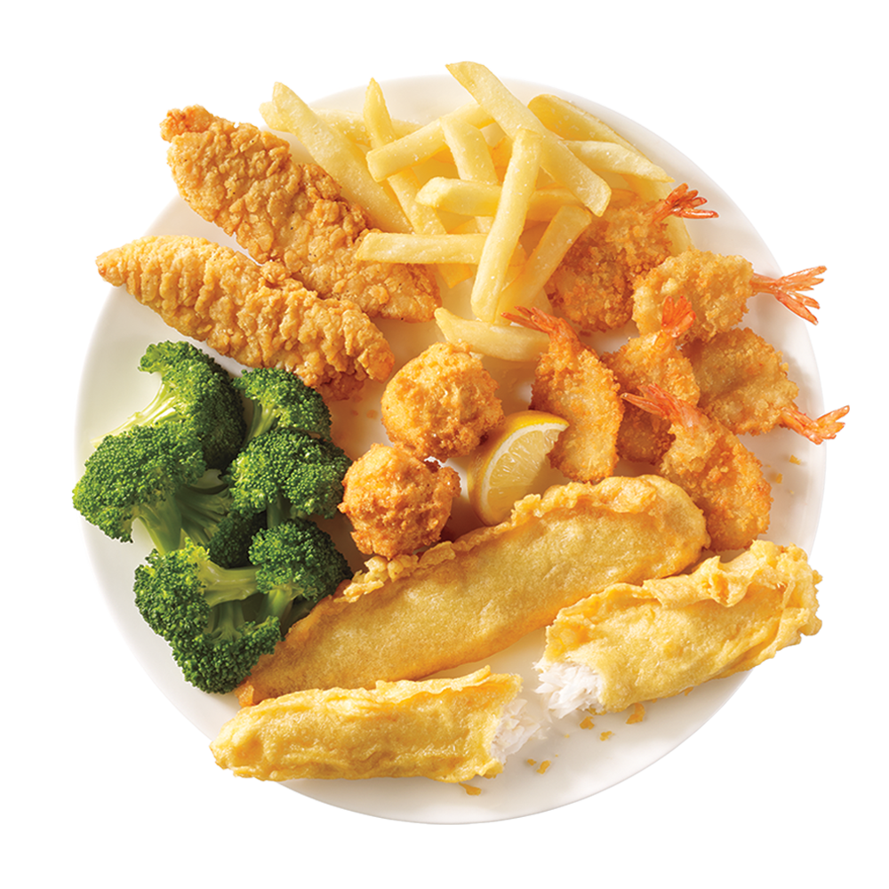 Captain d s your seafood restaurant supreme sampler
